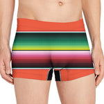 Colorful Serape Blanket Pattern Print Men's Boxer Briefs