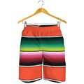 Colorful Serape Blanket Pattern Print Men's Shorts