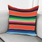 Colorful Serape Blanket Pattern Print Pillow Cover