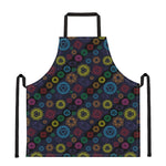 Colorful Seven Chakras Pattern Print Apron