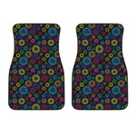 Colorful Seven Chakras Pattern Print Front Car Floor Mats