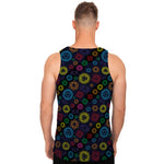 Colorful Seven Chakras Pattern Print Men's Tank Top