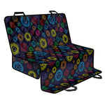 Colorful Seven Chakras Pattern Print Pet Car Back Seat Cover