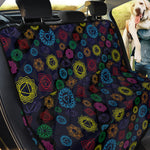 Colorful Seven Chakras Pattern Print Pet Car Back Seat Cover