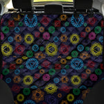 Colorful Seven Chakras Pattern Print Pet Car Back Seat Cover