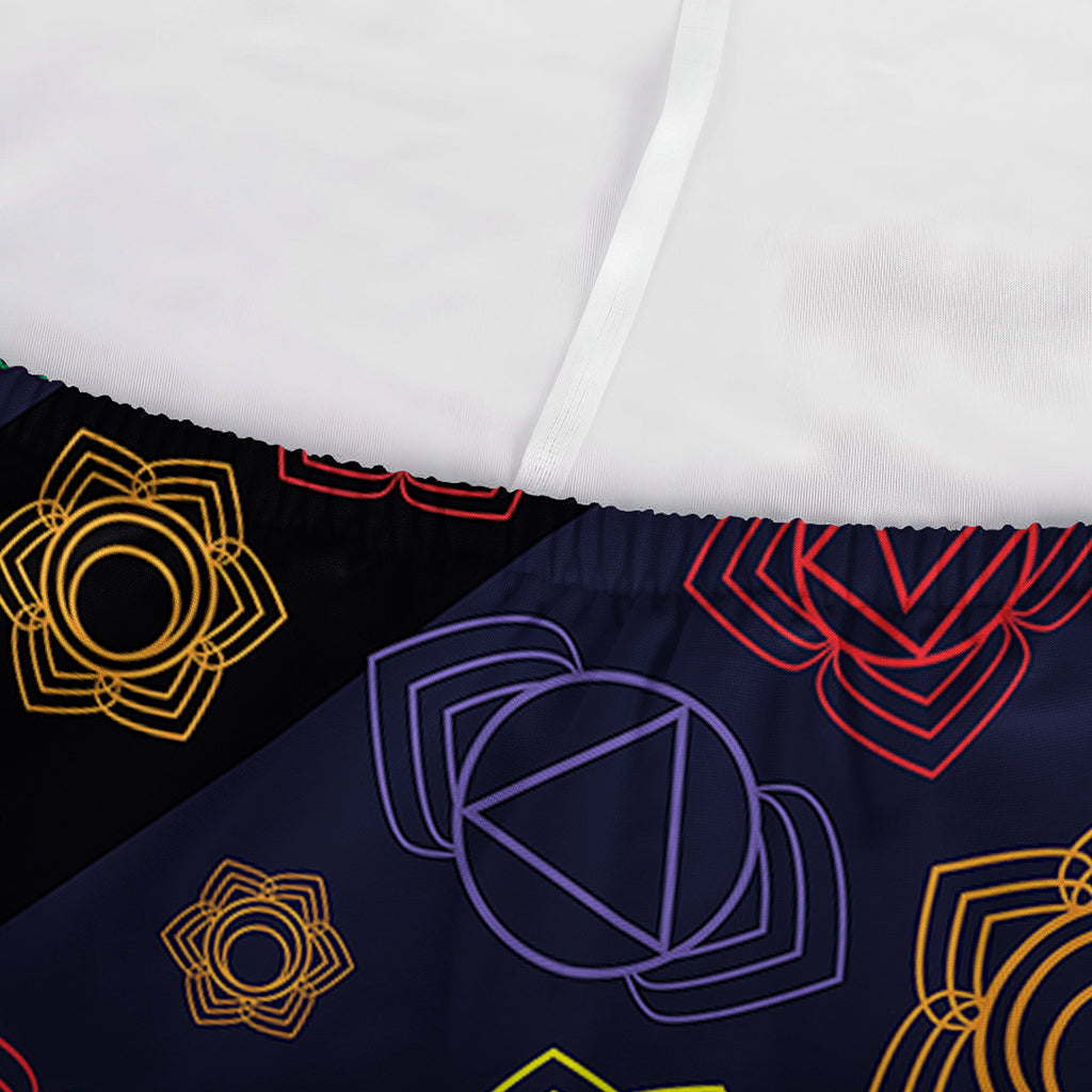 Colorful Seven Chakras Pattern Print Sofa Cover