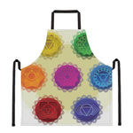 Colorful Seven Chakras Print Apron