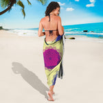 Colorful Seven Chakras Print Beach Sarong Wrap