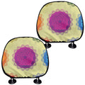 Colorful Seven Chakras Print Car Headrest Covers