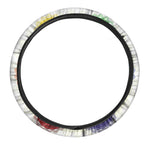 Colorful Seven Chakras Print Car Steering Wheel Cover