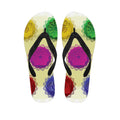 Colorful Seven Chakras Print Flip Flops