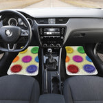 Colorful Seven Chakras Print Front and Back Car Floor Mats
