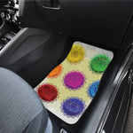 Colorful Seven Chakras Print Front and Back Car Floor Mats