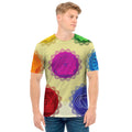 Colorful Seven Chakras Print Men's T-Shirt