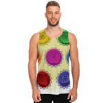 Colorful Seven Chakras Print Men's Tank Top