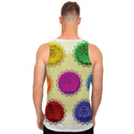 Colorful Seven Chakras Print Men's Tank Top