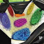 Colorful Seven Chakras Print Pet Car Back Seat Cover
