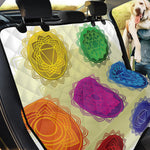 Colorful Seven Chakras Print Pet Car Back Seat Cover