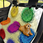 Colorful Seven Chakras Print Pet Car Back Seat Cover