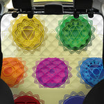 Colorful Seven Chakras Print Pet Car Back Seat Cover