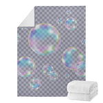 Colorful Soap Bubble Print Blanket