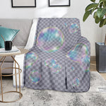Colorful Soap Bubble Print Blanket
