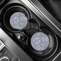 Colorful Soap Bubble Print Car Coasters