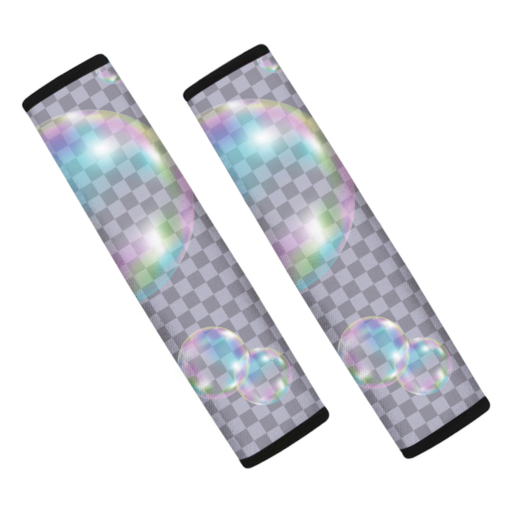 Colorful Soap Bubble Print Car Seat Belt Covers