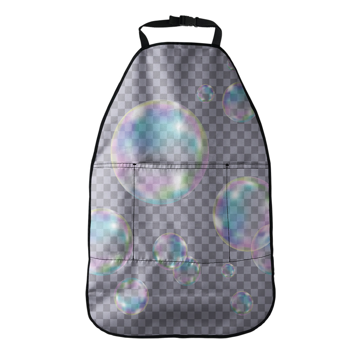 Colorful Soap Bubble Print Car Seat Organizers