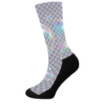 Colorful Soap Bubble Print Crew Socks