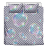 Colorful Soap Bubble Print Duvet Cover Bedding Set