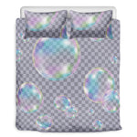 Colorful Soap Bubble Print Duvet Cover Bedding Set