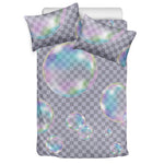 Colorful Soap Bubble Print Duvet Cover Bedding Set