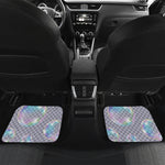 Colorful Soap Bubble Print Front and Back Car Floor Mats