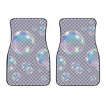 Colorful Soap Bubble Print Front Car Floor Mats