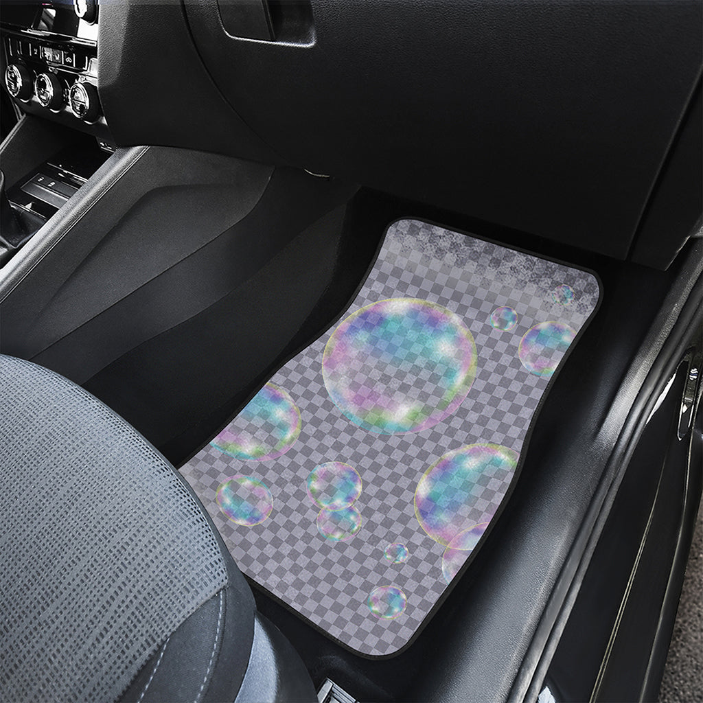 Colorful Soap Bubble Print Front Car Floor Mats