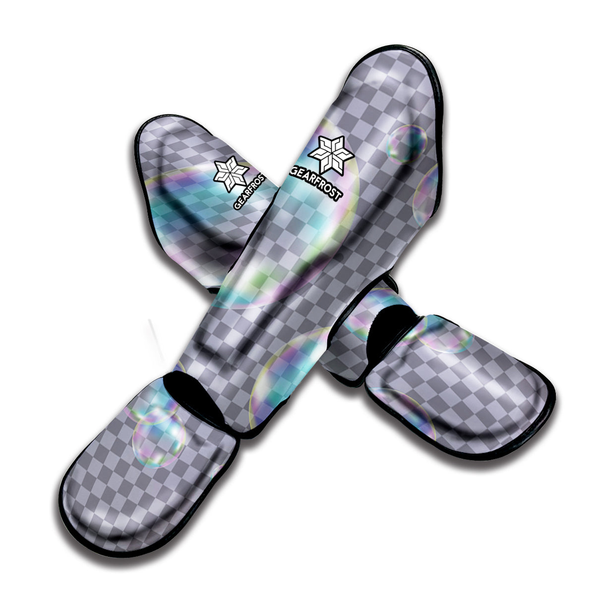 Colorful Soap Bubble Print Muay Thai Shin Guard