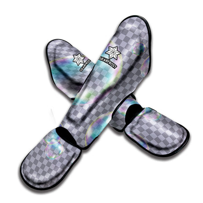 Colorful Soap Bubble Print Muay Thai Shin Guard