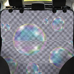 Colorful Soap Bubble Print Pet Car Back Seat Cover