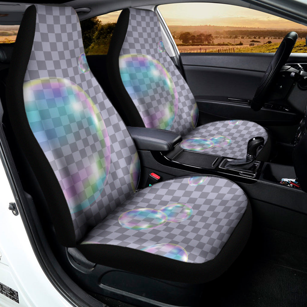 Colorful Soap Bubble Print Universal Fit Car Seat Covers