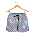 Colorful Soap Bubble Print Women's Shorts