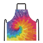 Colorful Spiral Tie Dye Print Apron