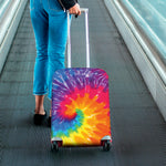 Colorful Spiral Tie Dye Print Luggage Cover