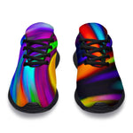 Colorful Spiral Trippy Print Sport Shoes GearFrost