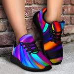 Colorful Spiral Trippy Print Sport Shoes GearFrost
