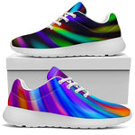 Colorful Spiral Trippy Print Sport Shoes GearFrost