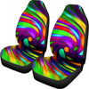Colorful Spiral Trippy Print Universal Fit Car Seat Covers