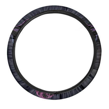 Colorful Spiritual Elephant Print Car Steering Wheel Cover