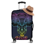 Colorful Spiritual Elephant Print Luggage Cover