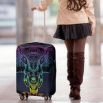 Colorful Spiritual Elephant Print Luggage Cover